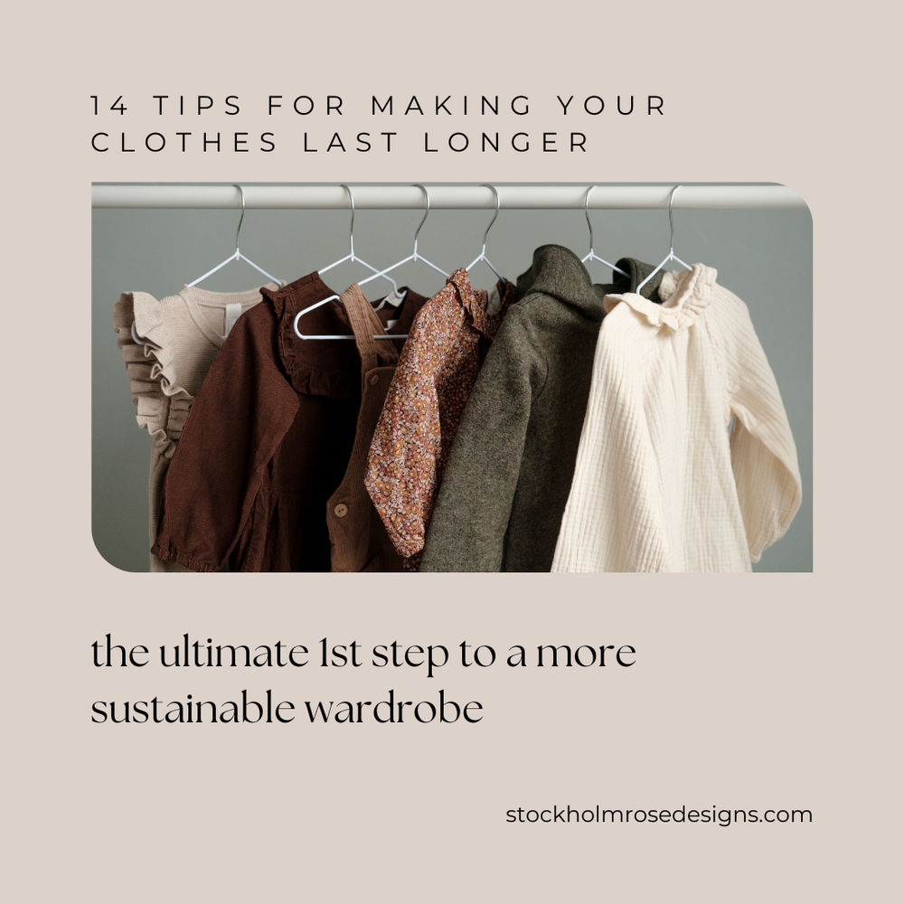 14 tips for making your clothes last longer