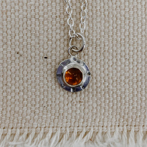 
            
                Load image into Gallery viewer, Citrine Sun Necklace
            
        