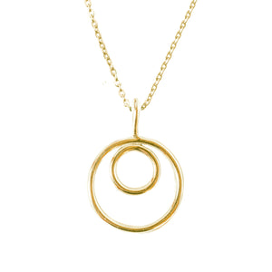
            
                Load image into Gallery viewer, Double Circle Necklace
            
        