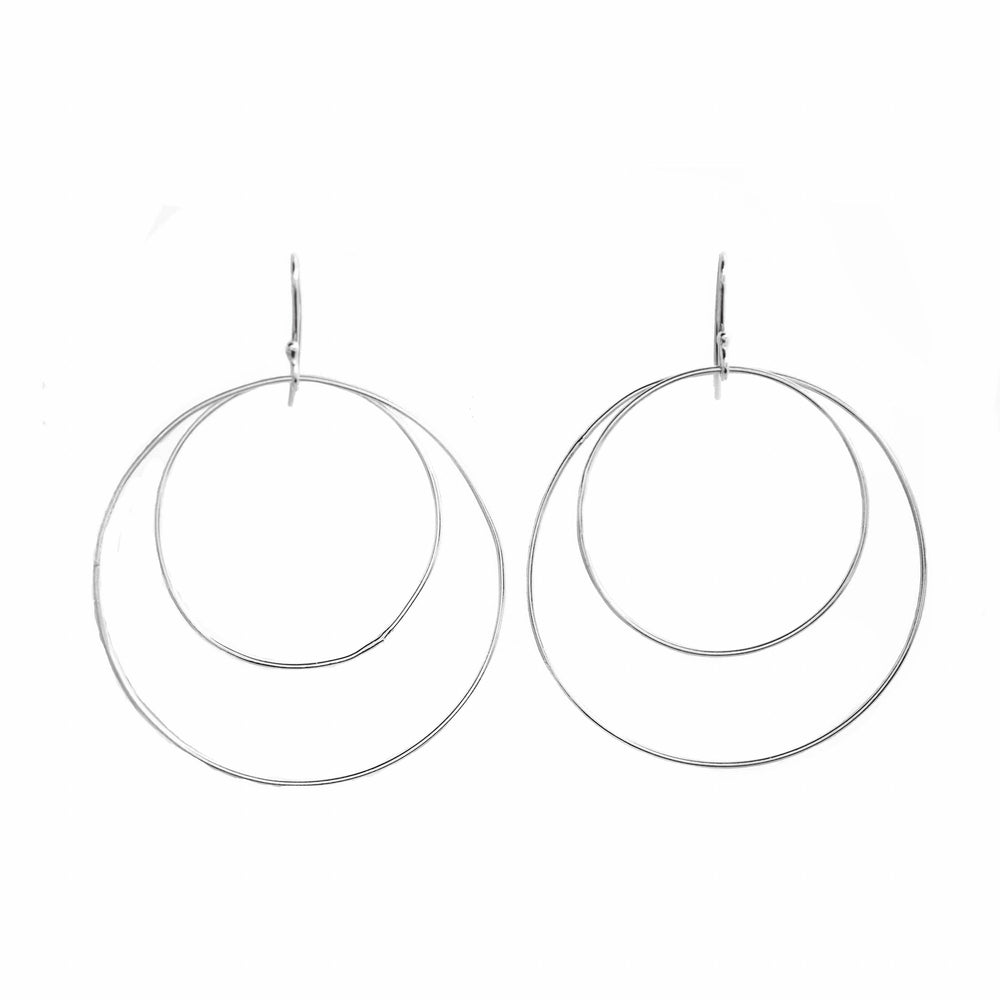 
            
                Load image into Gallery viewer, Double Hoop Earrings
            
        