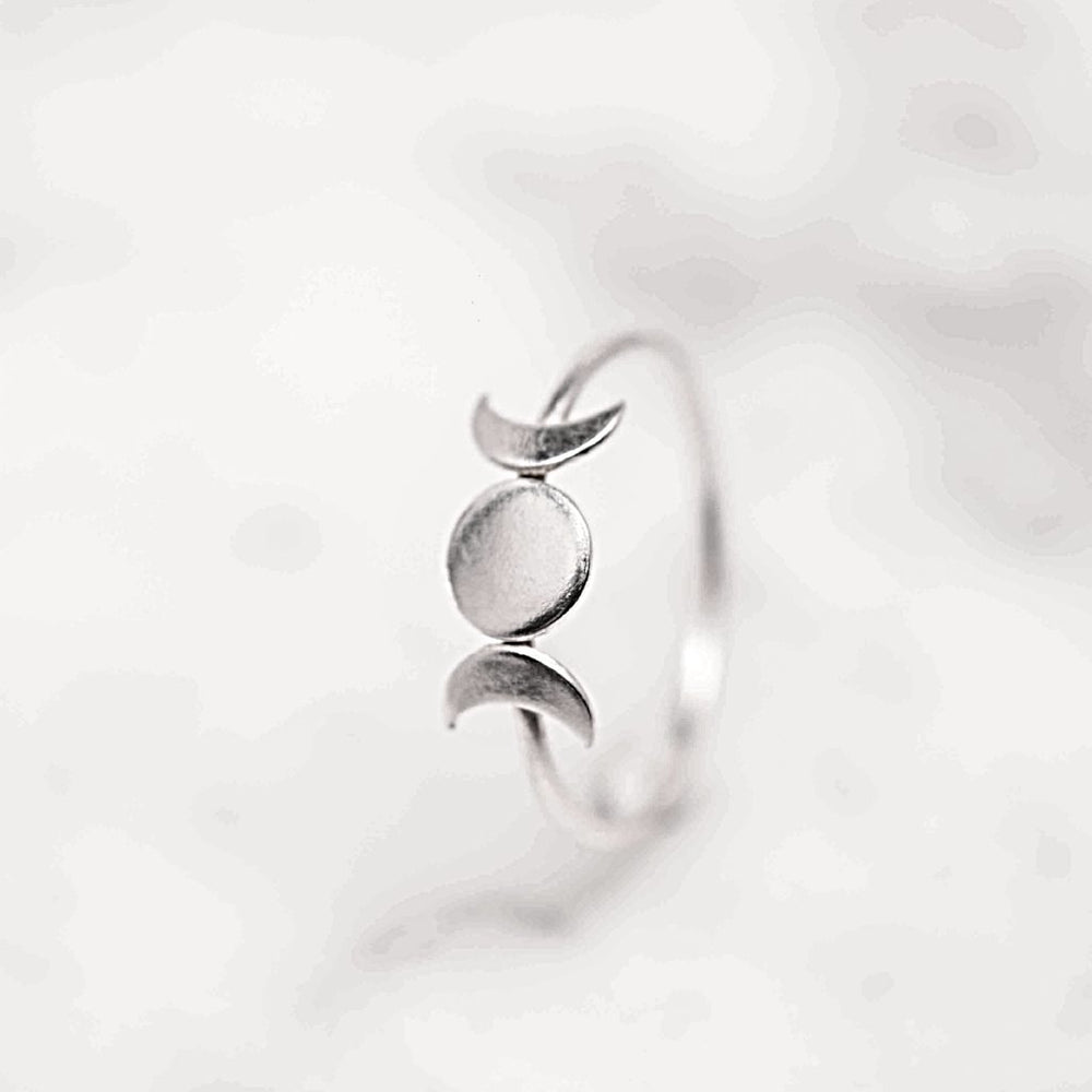 Goddess Moon Ring - Stockholm Rose Designs - Eco Friendly Jewellery
