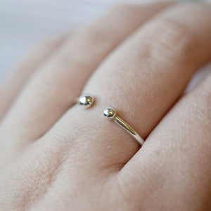 
            
                Load image into Gallery viewer, Dot Ring - Stockholm Rose Designs - Eco Friendly Jewellery
            
        