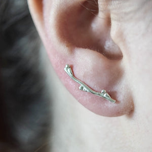 Branch Ear Climber - Stockholm Rose Designs - Eco Friendly Jewellery