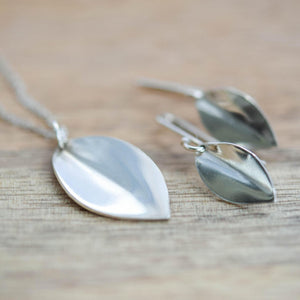Abstract Leaf Necklace