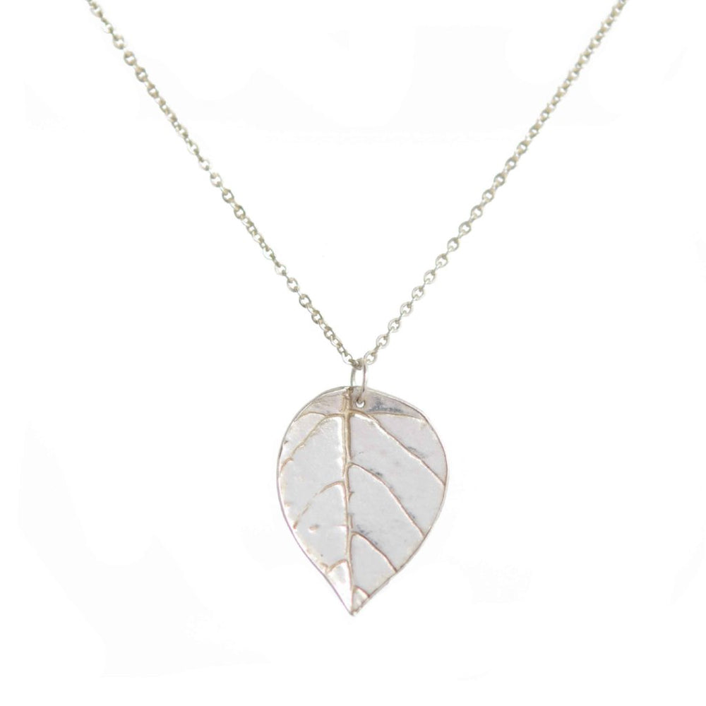 Leaf Necklace - Stockholm Rose Designs - Eco Friendly Jewellery